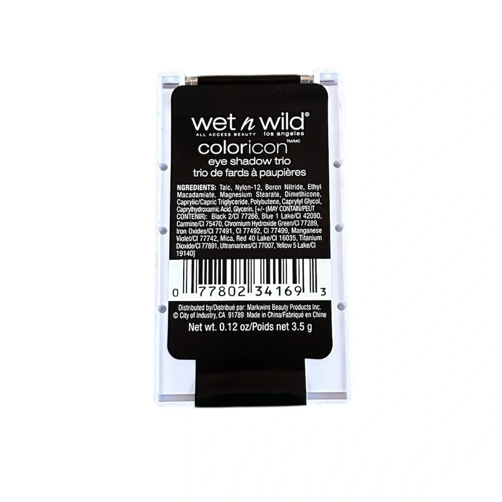 Wet n Wild To Muse & Carouse Coloricon Eyeshadow Trio Pop Art Ltd. Edition NWT